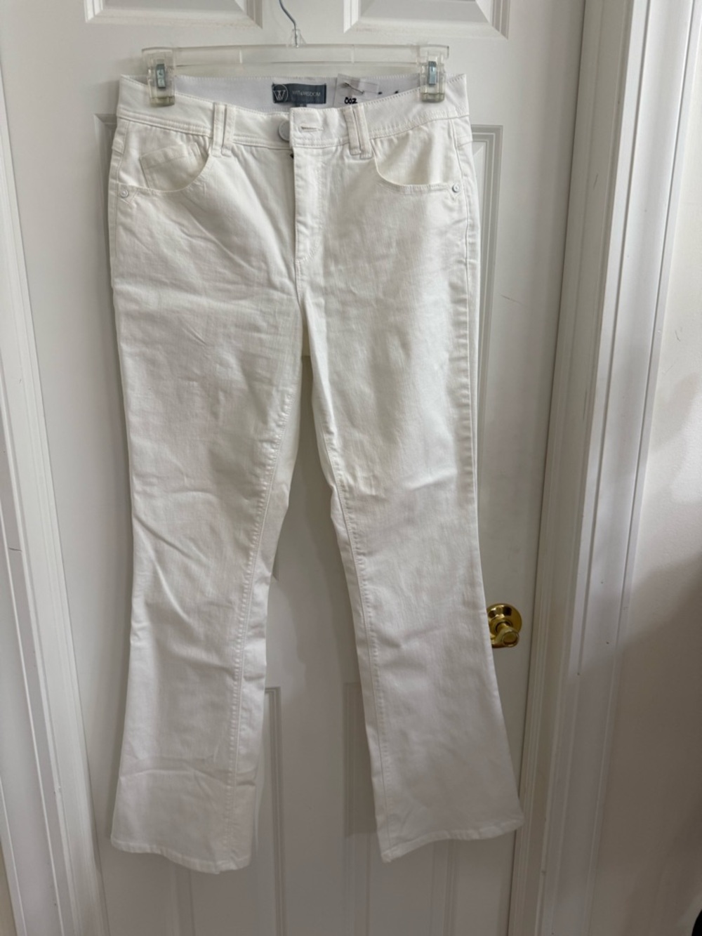 Wit & Wisdom White Flare Jeans